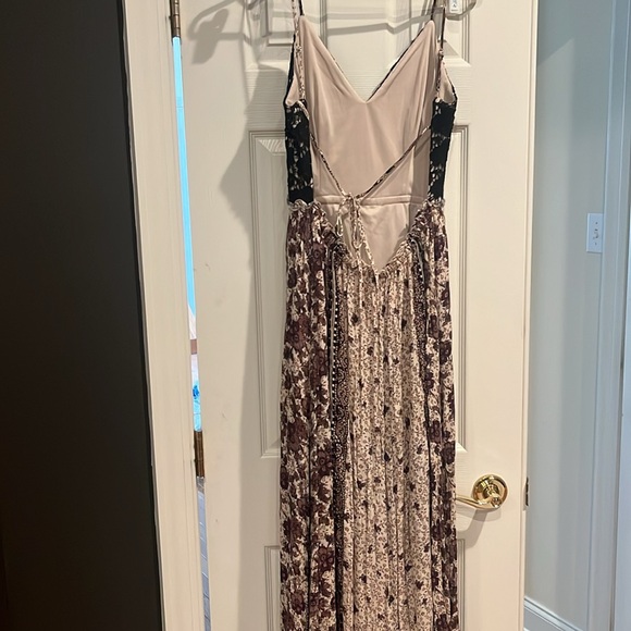 Soieblu Backless Boho Maxi Dress M - Picture 5 of 7